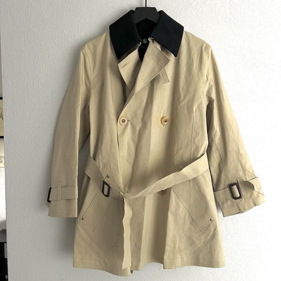 Yohji Yamamoto Jackets & Blazers - Y's Yohji Yamamoto ARCHIVE Womens Trench Coat Jacket Size 4 Made in Japan